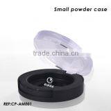 Small Empty Black Compact Powder Case