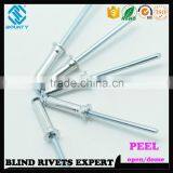 HOT SELLING OPEN END MANUFACTURER PROTRUDING CROWN HEAD AL/ST POP PEEL TYPE RIVETS thumbnail-4