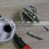 Europe Style 2 Pin Power Plug With Grounding (P8053)