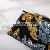 2015 Most Fashion Style Silver and Gold Sequin Embroidery Fabric for Party thumbnail-2