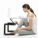 portable Laptop Table with cooling fan 4port HUB Computer Desk Portable Bed Tray Book Stand Push Button