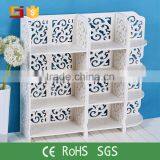 Wooden Decorative Library Book Shelves Office Furniture Wood Book Shelves Magazine Rack