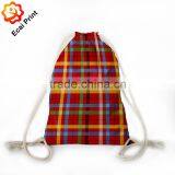 Newest Design Wholesale Custom Made Heat Transfer Printed Drawstring Sport Bag thumbnail-2