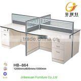 Office Furniture Working Desk for 4 Person Workstation thumbnail-3