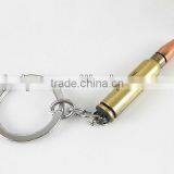 Hot Selling Golden Color Bullet Keychain