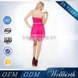 Beautiful Crystal Beaded Sleeveless Fashionable Korean Short Sexy Cocktail Dress Patterns thumbnail-2