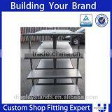 Heavy Duty Wooden Gondola Shelf Grass Rack for Retail Shop thumbnail-2