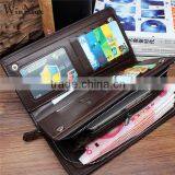 Business Wholesale Men Long Wallet Faux Leather Card Coin Hand Purse thumbnail-4