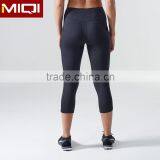 China Manufaturer Moisture Wicking Cottony Ladies Crops Spandex Yoga Leggings thumbnail-4
