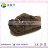 Wholesale Cute Buldog Dog Plush Slippers thumbnail-1