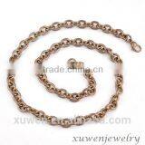 3mm Chocolate Plated Color 316l Surgical Steel Mens Chain