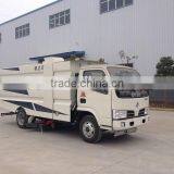 Hot-selling Dongfeng 4m3 Vacuum Road Sweeper Truck thumbnail-4