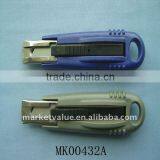 Plastic Side Lock Button Metal Utility Cutter Knife thumbnail-1