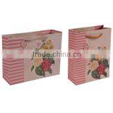 Antique Flower Printing Paper Shopping Bag thumbnail-1