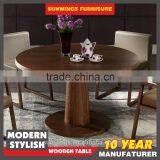 Manufacture Oem Nordic Style Ash Solid Round Dining Table