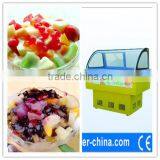 Curved Glass Display Cabinets, Ice Porridge Freezer