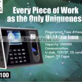 OC100 TCP IP U-disk Optional RFID Function Fingerprint Time Attendance Access Control With High Qualtiy thumbnail-3