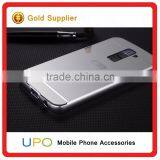 [UPO] Luxury 2 in 1 Metal Aluminum Bumper Electroplating Mirror Back Cover Shockproof Phone Case for LG K7 thumbnail-1