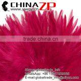 ZPDECOR Wholesale High Quality In Stock Red Strung Chinese Rooster Saddle Feathers