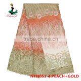 2016 Haniye Nigeria African Tulle Lace Fabric Embroidery French Net Lace Fabric for Wedding/NYN53 thumbnail-4