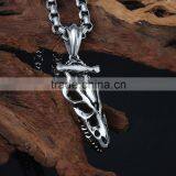 Latest Fashion Stainless Steel Casting Animal Bone Pendant thumbnail-3