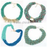 Hot Multicolor beaded beads necklace