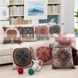 2016 Wholesale Decorative Linen Cotton Pillow Cover / Cushion Cover /Pillowcase