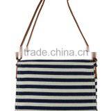 #648 Navy Style Crossbody Bag Female Casual Cotton Fabric Messenger Handbag for Ladies thumbnail-2