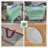 Cheap insulated handle shopping cooler bag for picnic frozen food lunch ice bag for food