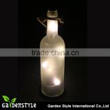hanging light creative design, clear glass bottle led, Pull Tab battery Operation led light product