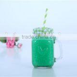 Glass Jar Glass Mason Jar With Handle and Lid Glass Mug thumbnail-2