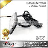 Truck Strobe Light 24W Led Signal Light Emergency Led Bulb Flashing Warning Amber Lamp for Farm Tractor Equipment thumbnail-3