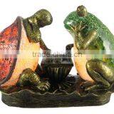 Personalized Handmade Color Painted Decorative Shaped Turtle Accent Lamp thumbnail-1