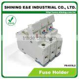 FS-033L2 With LED Indicator 380V 32A 3 Pole 10x38 Fuse Holder thumbnail-2
