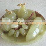 PAKISTAN SUPPLIER Hot Sale Popular ONYX FRUITS PLATES HANDICRAFTS thumbnail-3