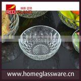 9" Engraving Glass Bowl With Decorative Pattern thumbnail-1