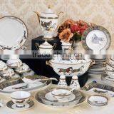 Ceramic Horse Painting Bone China Dinnerware Set thumbnail-1