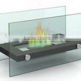 Free Standing Fireplace , Portable Metal and Crushed Glass Fireplace thumbnail-2