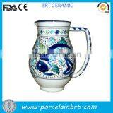 Classical Chinese Porcelain Water Beer Pitcher