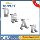 D E R A Letter Shape Small Stainless Steel Over Door Hook thumbnail-1