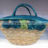 Natural Seagrass Handmade Fashion Bag thumbnail-1