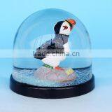 Funny Birds Puffin Plastic Snow Globe For Home Decor thumbnail-2
