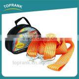 3.5m 4ton Towing Strape Polyester Flat Heavy Duty Car Tow Rope thumbnail-1