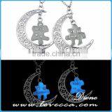 Fancy Glow Necklace Long Chain Alloy Vintage Jewelry Necklace Luminous thumbnail-5