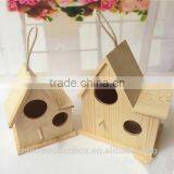 New Unfinished Wooden Bird Nest for Sale thumbnail-2