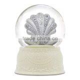 Snowglobes for Birthday Present Pearl in Oyster Shell Gift Snow Globes thumbnail-3
