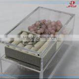 Custom Clear Acrylic Jewelry Box Making Supplies thumbnail-3