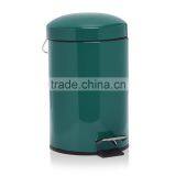 High Quality OEM Colored Pedal Metal Trash Can Household Ash Bin Garbage Bin