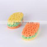 Eco-friendly Exfoliating Bath Ball Three-color Oval Algae Bath Sponge thumbnail-3