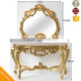 Living Room Furniture Set Italian Design Console Table With Framed Mirror